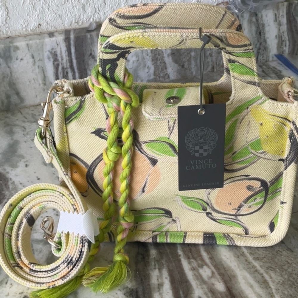 Vince Camuto Lemon 🍋 Canvas bag